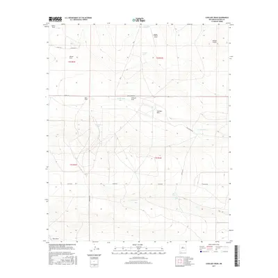 2017 Map of Lovelady Draw, 2017 Print