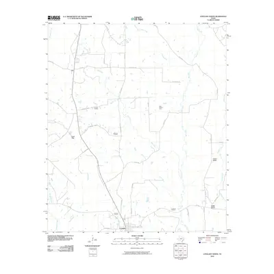 2010 Map of Lovelady North, 2010 Print