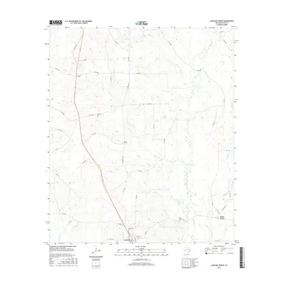 2016 Map of Lovelady North, 2016 Print