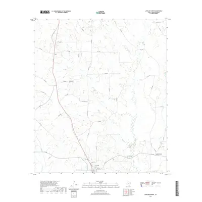 2019 Map of Lovelady North, 2019 Print