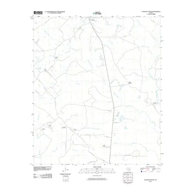 2010 Map of Lovelady South, 2010 Print