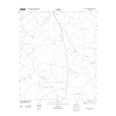 2013 Map of Lovelady South, 2013 Print