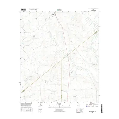2016 Map of Lovelady South, 2016 Print