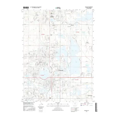 2016 Map of Loveland, 2016 Print