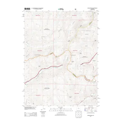 2013 Map of Loveland Pass, 2013 Print