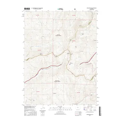 2016 Map of Loveland Pass, 2016 Print