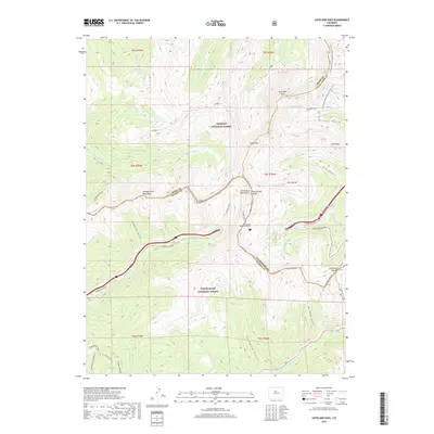 2019 Map of Loveland Pass, 2019 Print