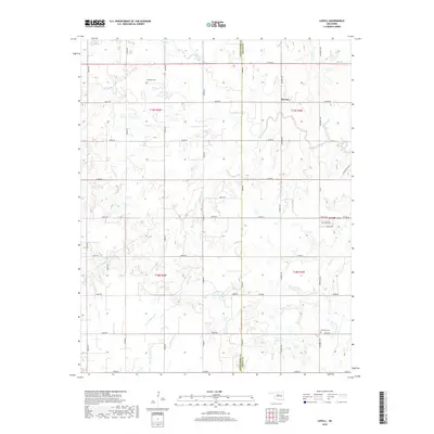 2018 Map of Lovell, 2018 Print