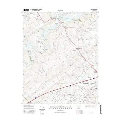 2016 Map of Lovell, 2016 Print