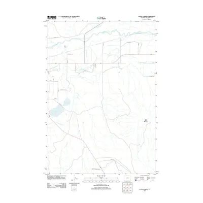 2012 Map of Lovell Lakes, 2012 Print