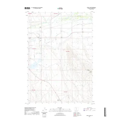 2017 Map of Lovell Lakes, 2017 Print