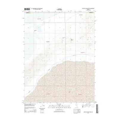2014 Map of Lovelock Indian Caves, 2014 Print