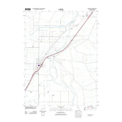 2011 Map of Lovelock, 2011 Print
