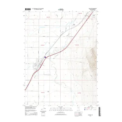2014 Map of Lovelock, 2014 Print