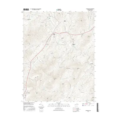 2016 Map of Lovingston, 2016 Print