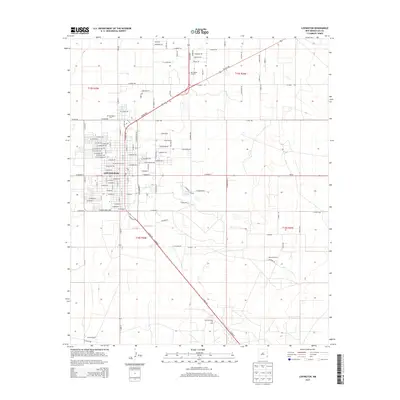 2013 Map of Lovington, 2013 Print