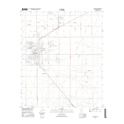 2017 Map of Lovington, 2017 Print