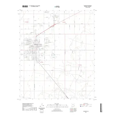2020 Map of Lovington, 2020 Print