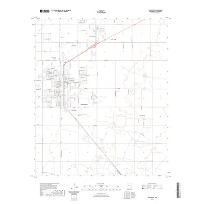 2023 Map of Lovington, 2023 Print