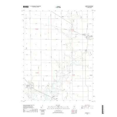 2018 Map of Lovington, 2018 Print