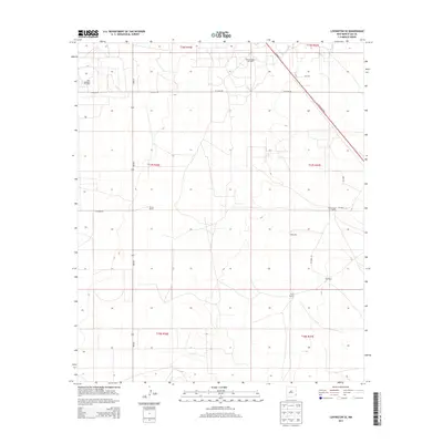 2013 Map of Lovington SE, 2013 Print
