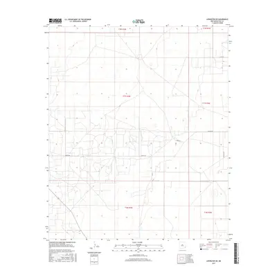 2017 Map of Lovington SW, 2017 Print