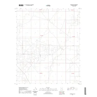2020 Map of Lovington SW, 2020 Print