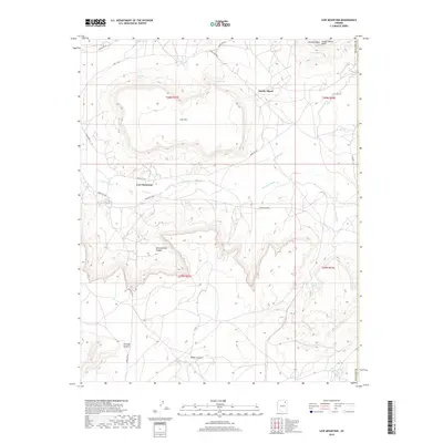 2018 Map of Low Mountain, 2018 Print