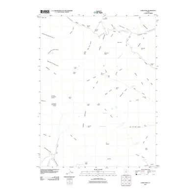 2011 Map of Lowe Peak, 2011 Print