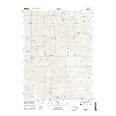 2014 Map of Lowe Peak, 2014 Print