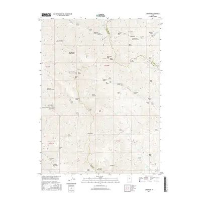 2017 Map of Lowe Peak, 2017 Print