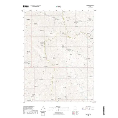 2020 Map of Lowe Peak, 2020 Print
