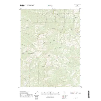 2023 Map of Lowe Peak, 2023 Print