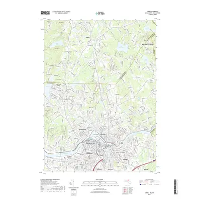 2018 Map of Lowell, 2018 Print