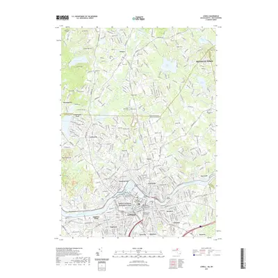 2021 Map of Lowell, 2021 Print