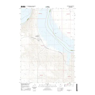2015 Map of Lower Brule, 2015 Print