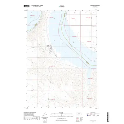 2017 Map of Lower Brule, 2017 Print