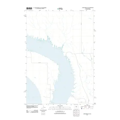 2012 Map of Lower Brule NE, 2012 Print