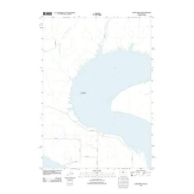 2012 Map of Lower Brule NW, 2012 Print