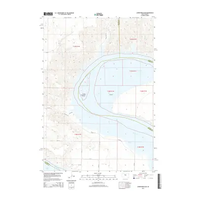2015 Map of Lower Brule NW, 2015 Print