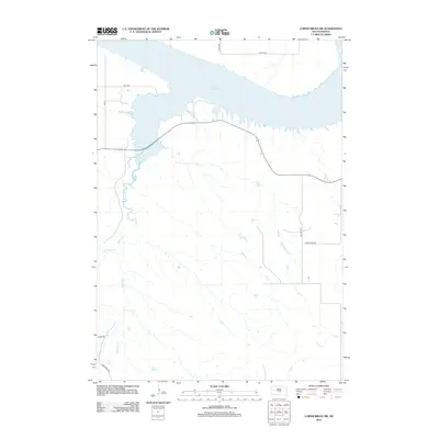 2012 Map of Lower Brule SW, 2012 Print