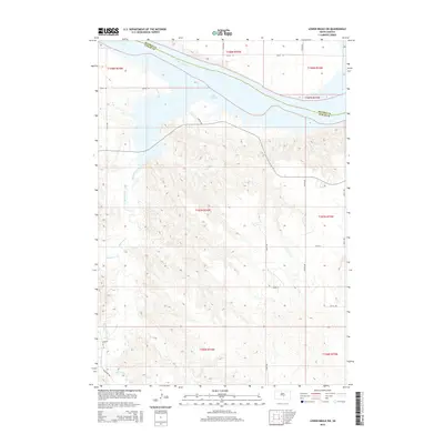 2015 Map of Lower Brule SW, 2015 Print