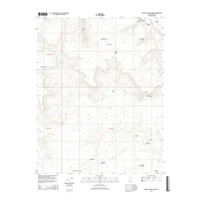 2014 Map of Lower Coyote Spring, 2014 Print