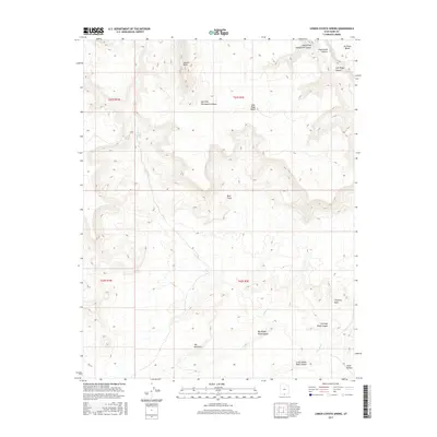 2017 Map of Lower Coyote Spring, 2017 Print