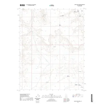 2020 Map of Lower Coyote Spring, 2020 Print