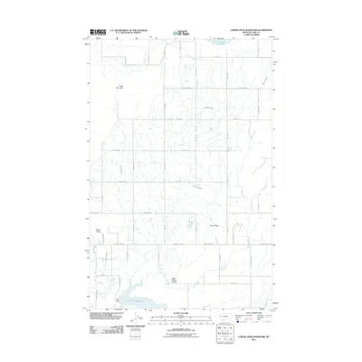 2011 Map of Lower Crow Reservoir, 2011 Print