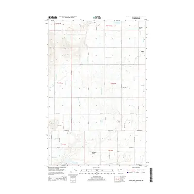 2014 Map of Lower Crow Reservoir, 2014 Print