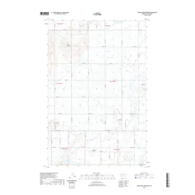 2020 Map of Lower Crow Reservoir, 2020 Print