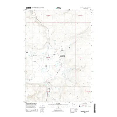 2015 Map of Lower Geyser Basin, 2015 Print