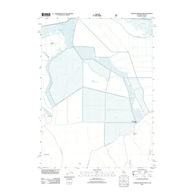 2012 Map of Lower Klamath Lake, 2012 Print